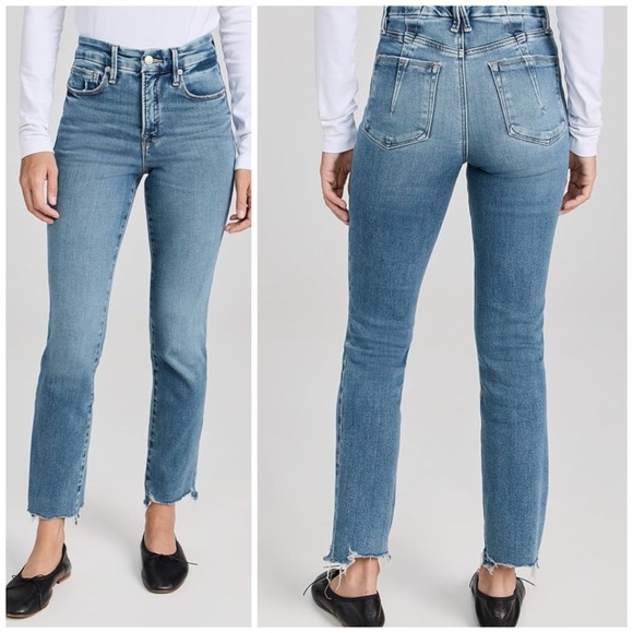 Good American Denim - Good American Straight Leg Jeans Size 8/29